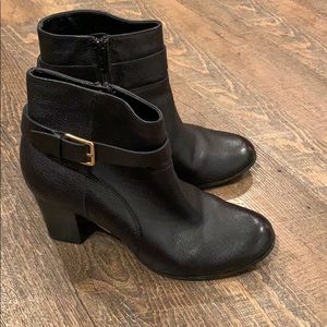 Cole Haan black leather boots